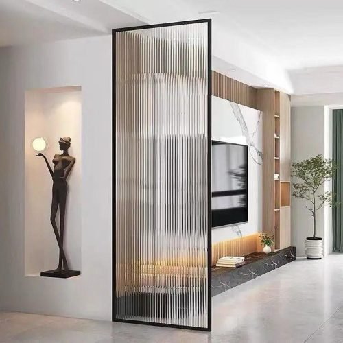 Aluminium profile shutter and slim partition (10)