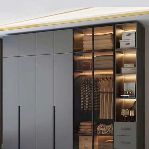Aluminium profile shutter and slim partition (14)