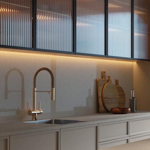 Aluminium profile shutter and slim partition (16)
