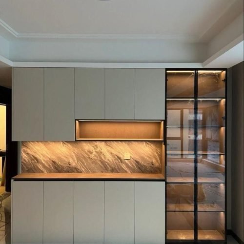 Aluminium profile shutter and slim partition (19)