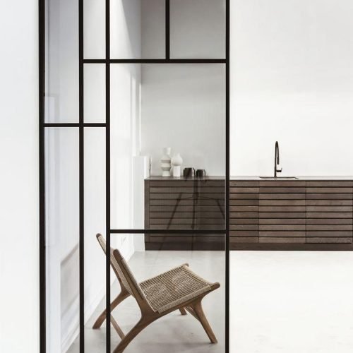 Aluminium profile shutter and slim partition (9)